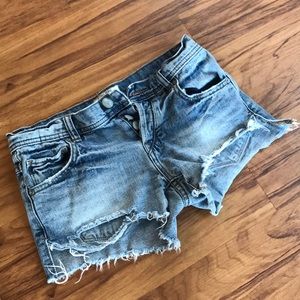 Free People Denim Shorts